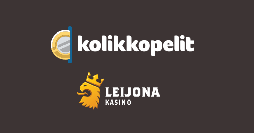 Kolikkopelit and Leijona Casino logos
