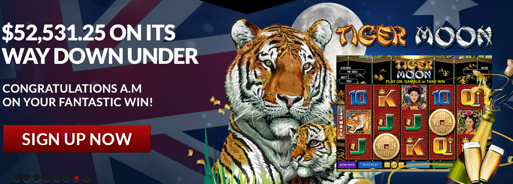 Guts.com Tiger Moon slots $52k jackpot