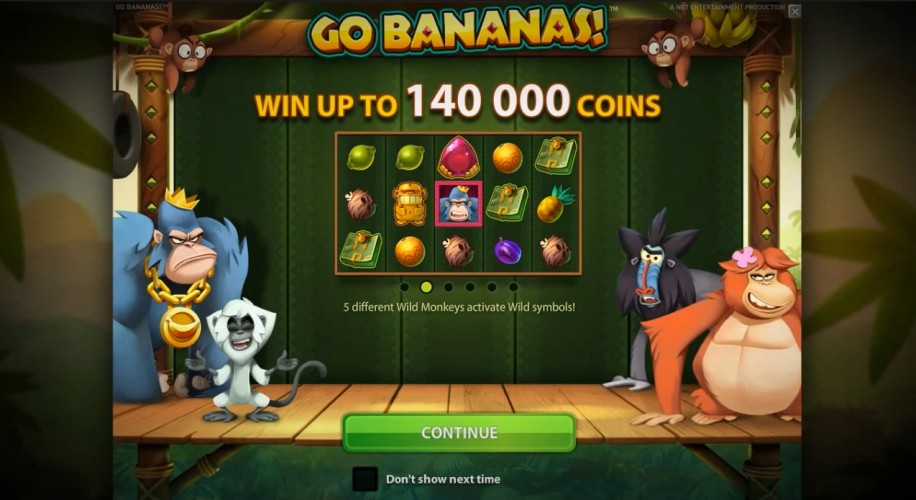 Go Bananas NetEnt slots